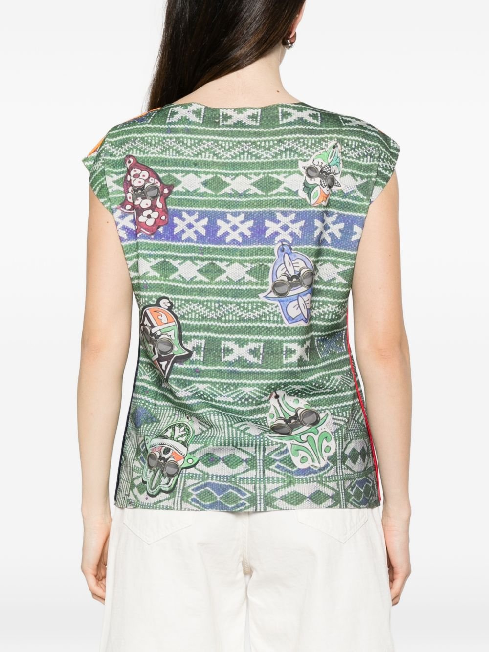 [THE ARTISTYLIST] T-shirts Sleeveless SS26 ELEPHANT SCUBA TOP MLT