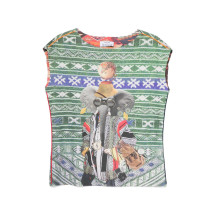 [THE ARTISTYLIST] T-shirts Sleeveless SS26 ELEPHANT SCUBA TOP MLT