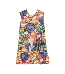 [THE ARTISTYLIST] Sleeveless dress SS26 CAMEL SCUBA DRESS MLT