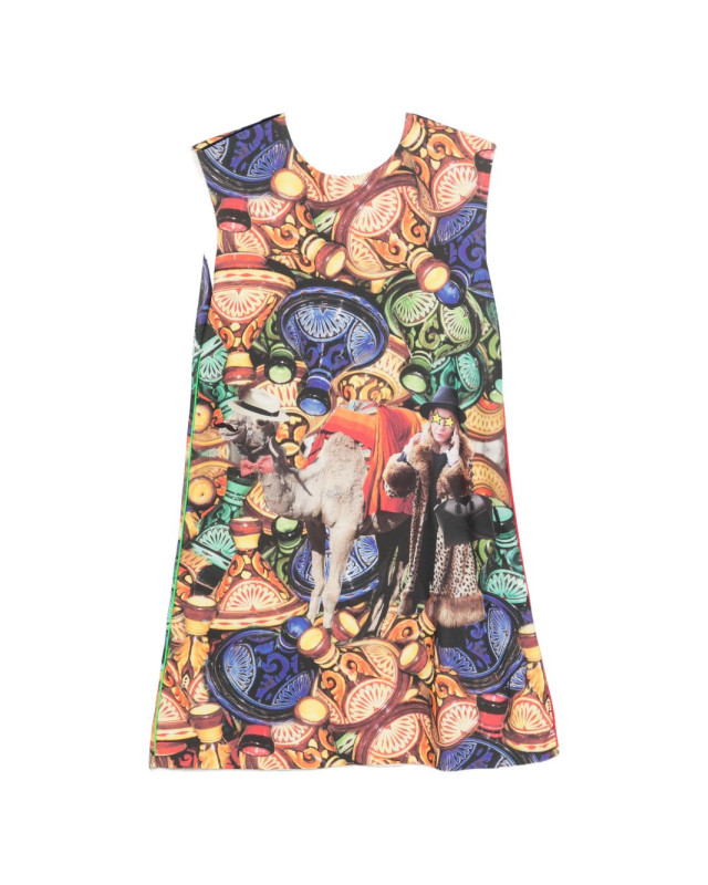 [THE ARTISTYLIST] Sleeveless dress SS26 CAMEL SCUBA DRESS MLT