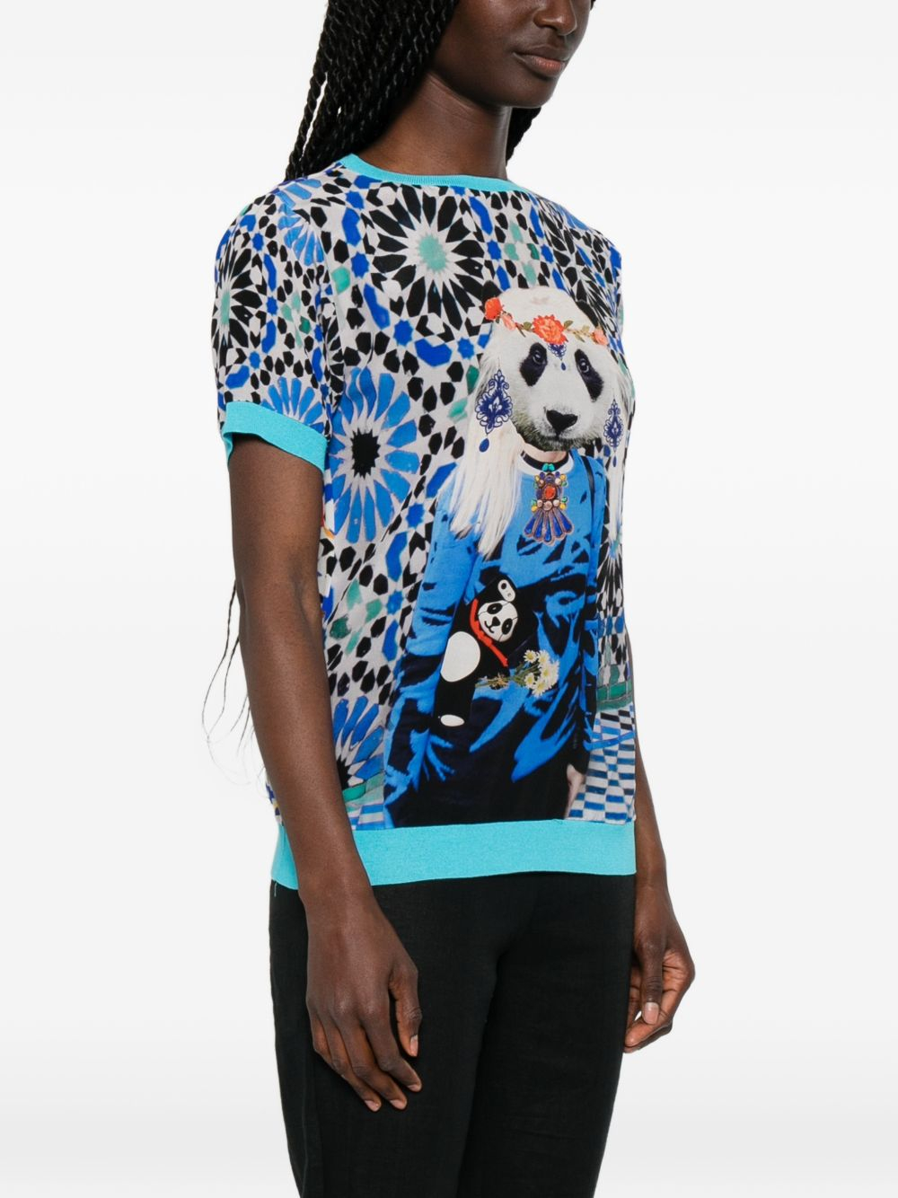 [THE ARTISTYLIST] T-shirts Short Sleeve SS26 PANDA TSHIRT MLT