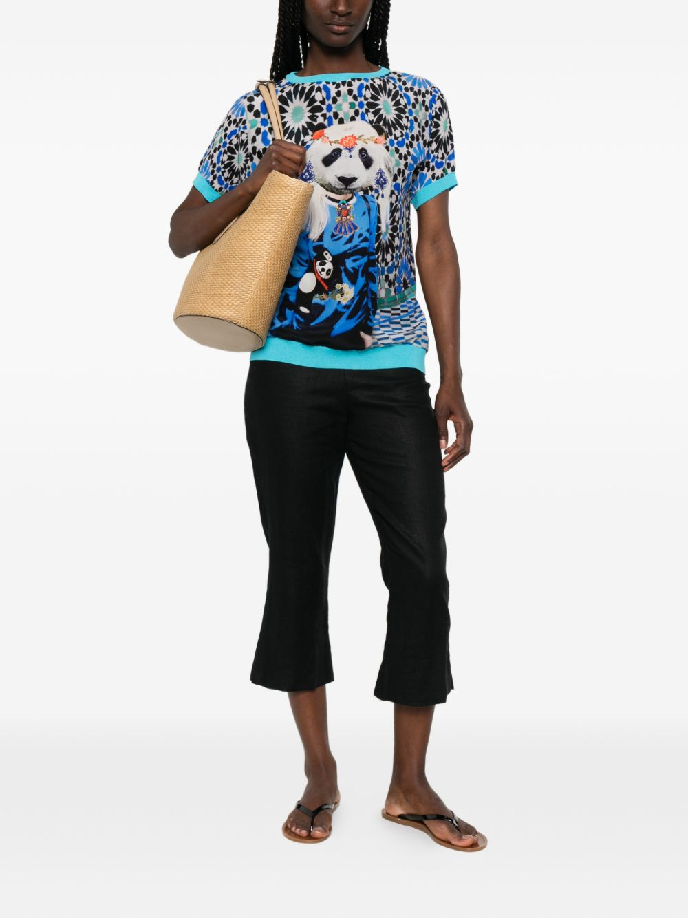 [THE ARTISTYLIST] T-shirts Short Sleeve SS26 PANDA TSHIRT MLT