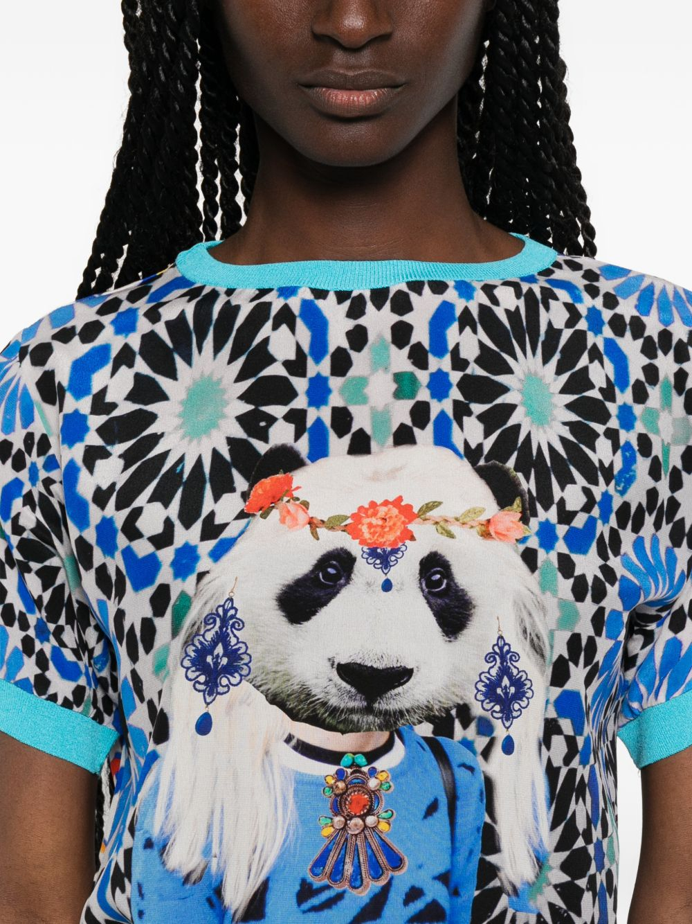 [THE ARTISTYLIST] T-shirts Short Sleeve SS26 PANDA TSHIRT MLT