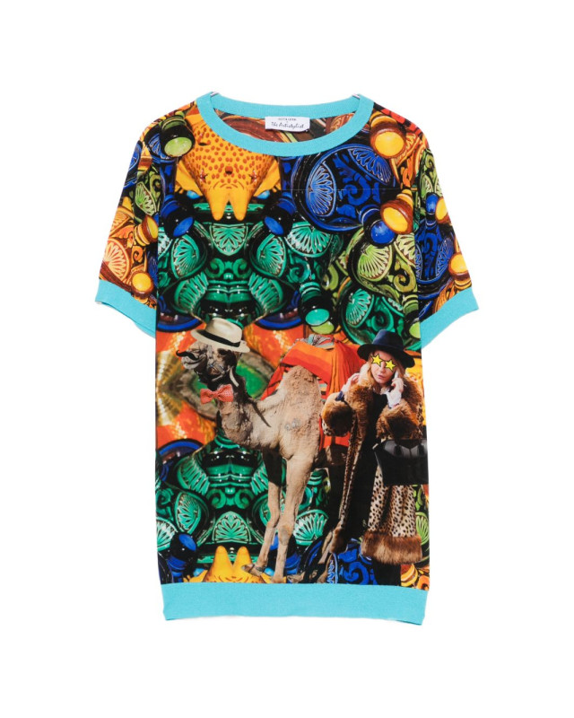 [THE ARTISTYLIST] T-shirts Short Sleeve SS26 CAMEL TSHIRT MLT