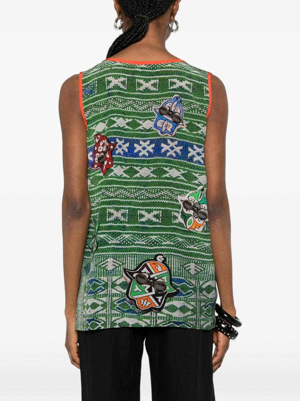 [THE ARTISTYLIST] T-shirts Sleeveless SS26 ELEPHANT TOP MLT