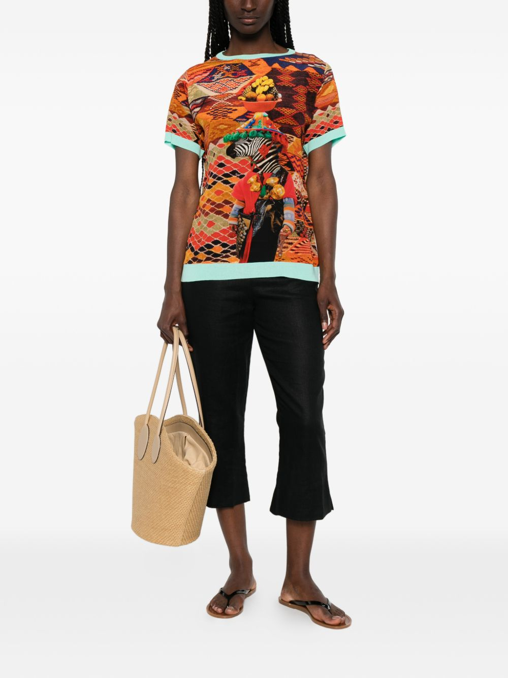 [THE ARTISTYLIST] T-shirts Short Sleeve SS26 ZEBRA TSHIRT MLT