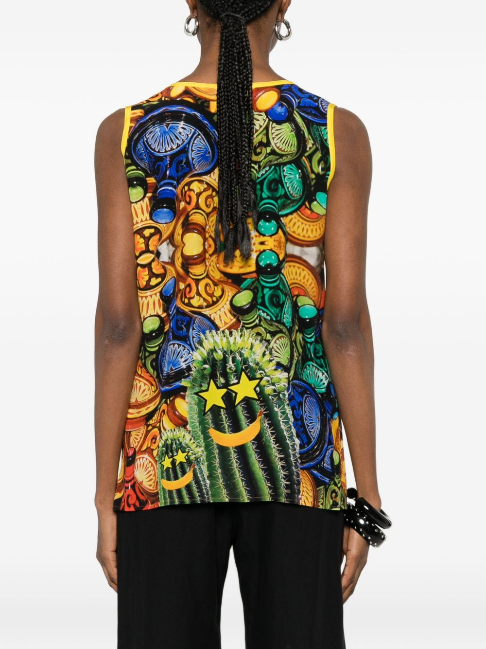 [THE ARTISTYLIST] T-shirts Sleeveless SS26 CAMEL TOP MLT