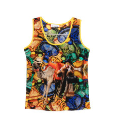 [THE ARTISTYLIST] T-shirts Sleeveless SS26 CAMEL TOP MLT
