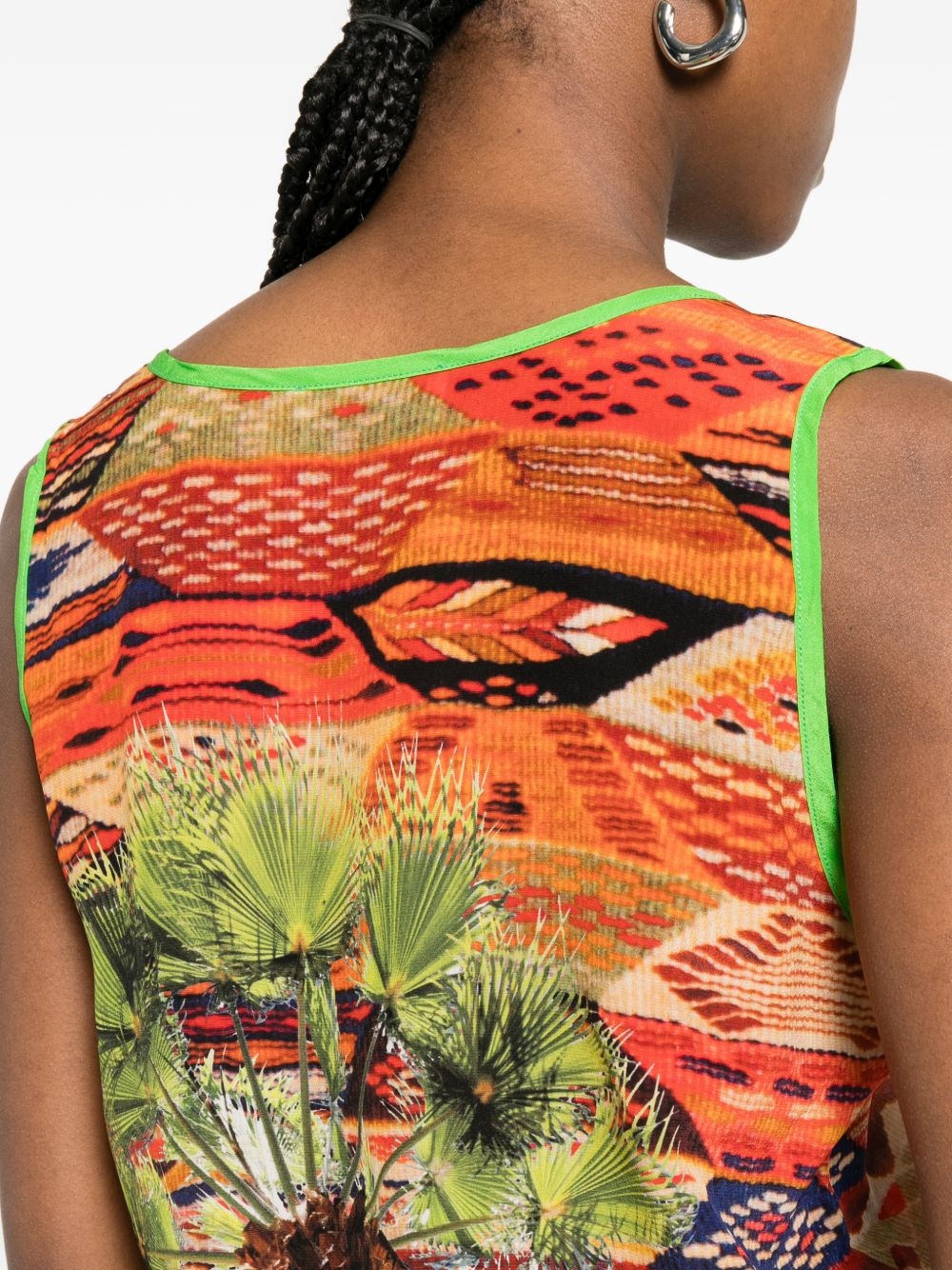 [THE ARTISTYLIST] T-shirts Sleeveless SS26 ZEBRA TOP MLT