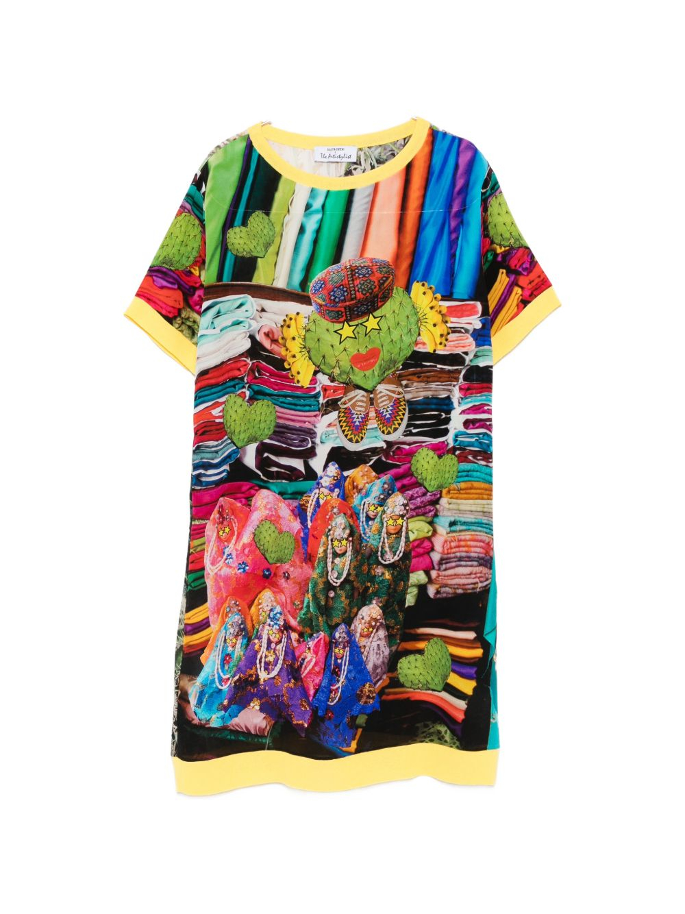 [THE ARTISTYLIST] Short sleeve dress SS26 CACTUS DRESS MLT