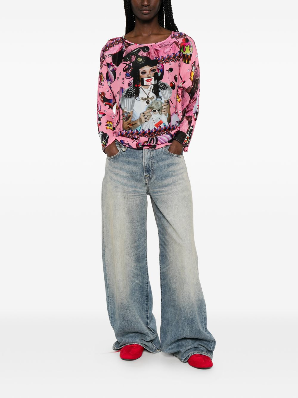 [THE ARTISTYLIST] Blouse SS26 PINK LADIES BLOUSE MLT