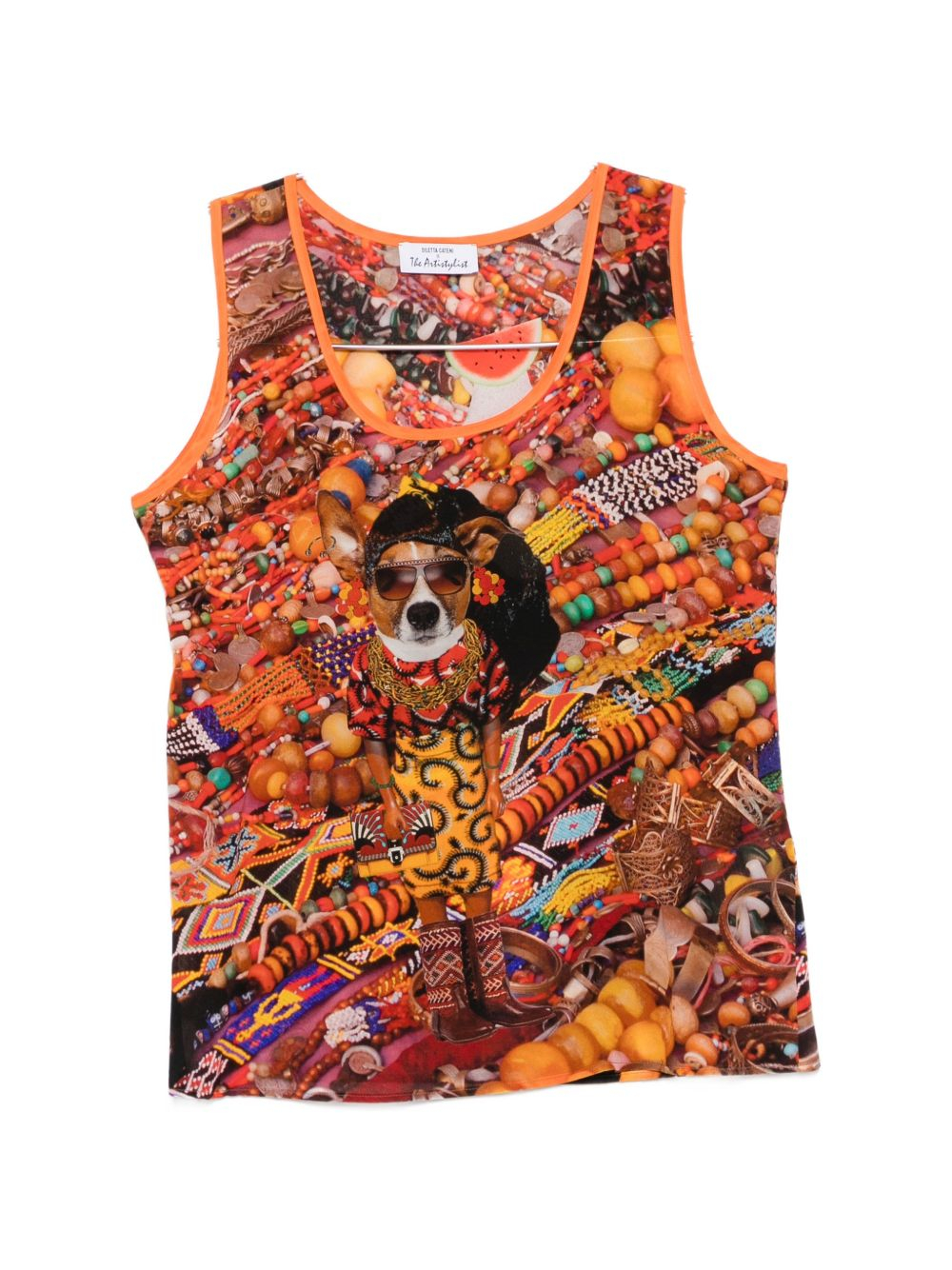 [THE ARTISTYLIST] T-shirts Sleeveless SS26 JEWELERY TOP MLT