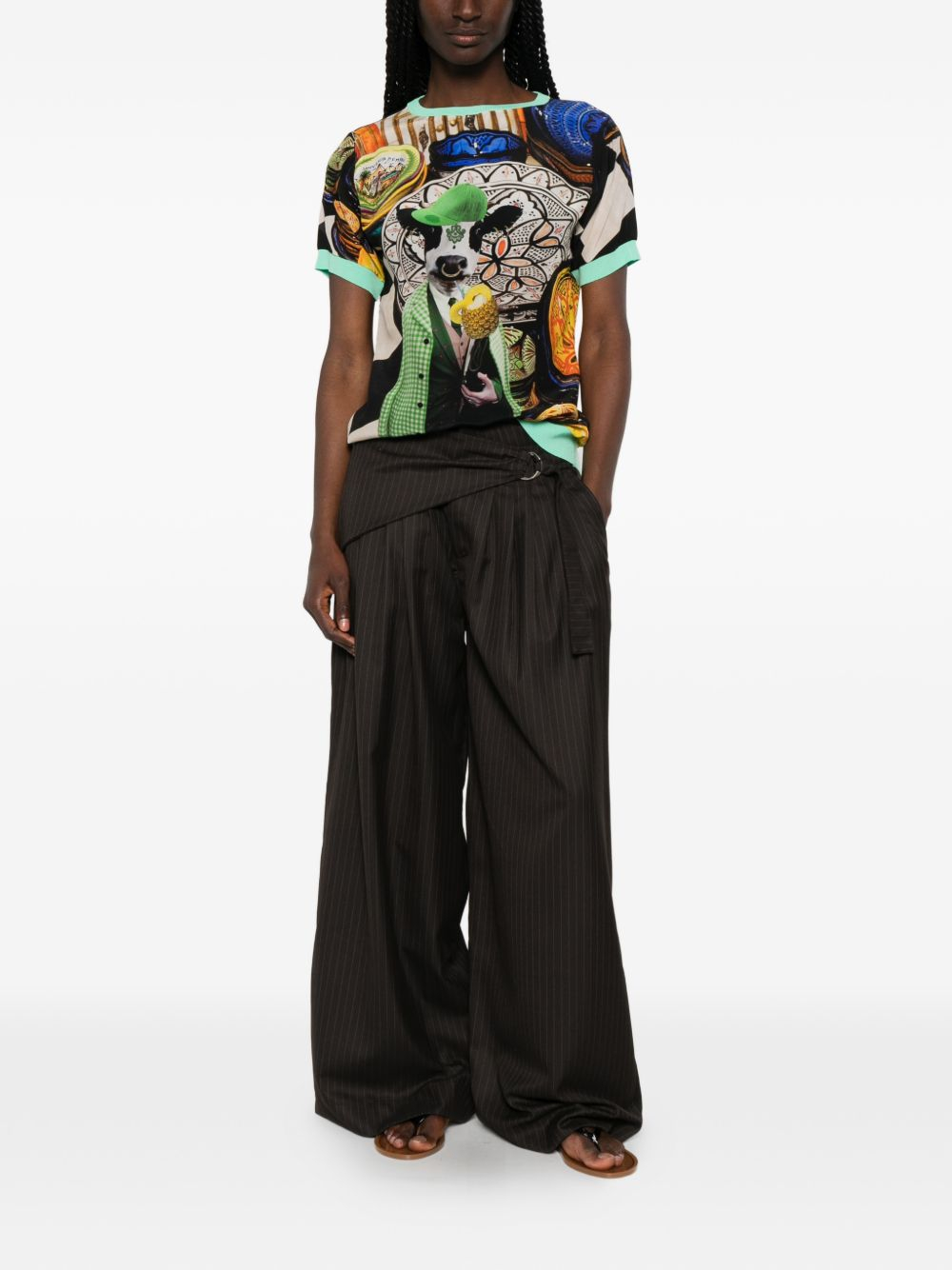 [THE ARTISTYLIST] T-shirts Short Sleeve SS26 COW TSHIRT MLT