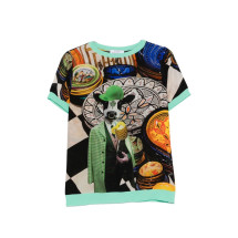 [THE ARTISTYLIST] T-shirts Short Sleeve SS26 COW TSHIRT MLT