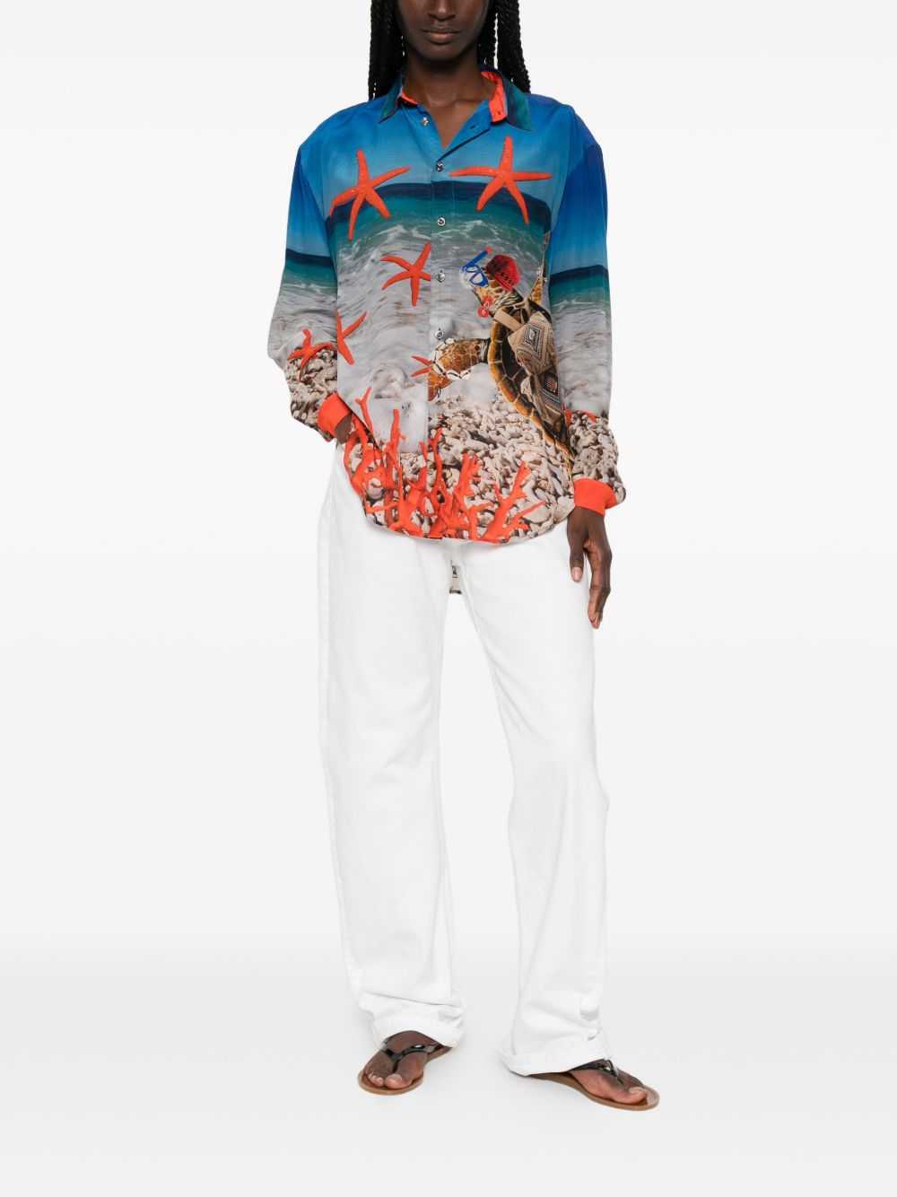 [THE ARTISTYLIST] Shirts Long Sleeve SS26 TURTLE SHIRT MLT