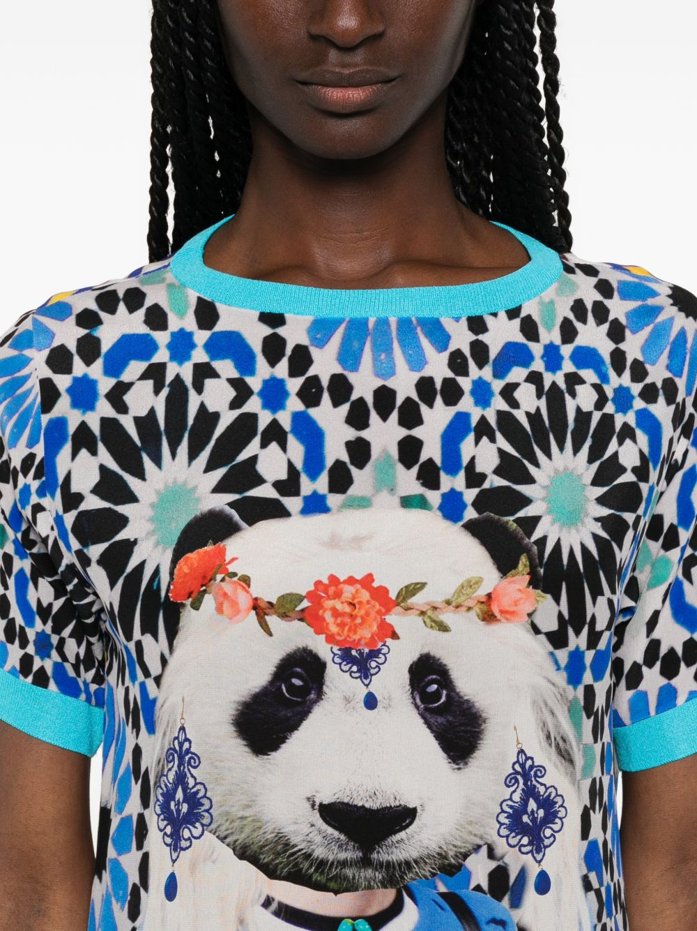 [THE ARTISTYLIST] Short sleeve dress SS26 PANDA DRESS MLT