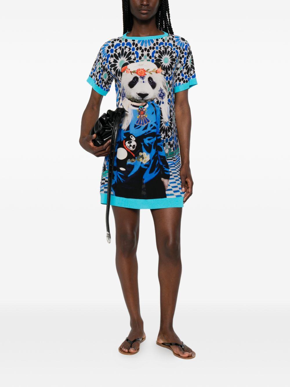 [THE ARTISTYLIST] Short sleeve dress SS26 PANDA DRESS MLT