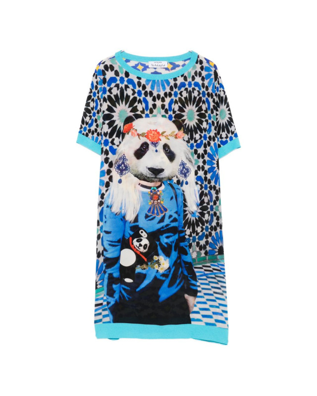 [THE ARTISTYLIST] Short sleeve dress SS26 PANDA DRESS MLT