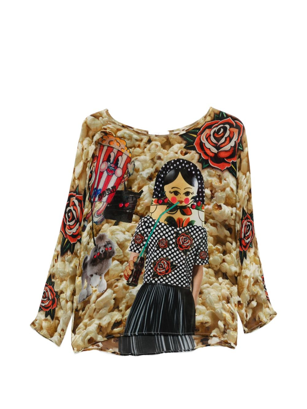 [THE ARTISTYLIST] Blouse SS26 POPCORN BLOUSE MLT