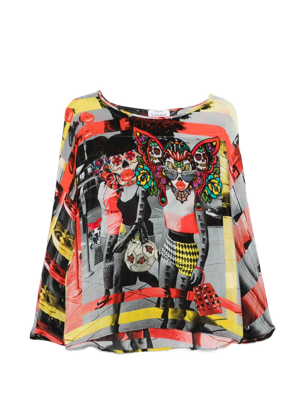 [THE ARTISTYLIST] T-shirts Sleeveless SS26 SKOOL BLOUSE MLT