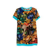 [THE ARTISTYLIST] Short sleeve dress SS26 CAMEL DRESS MLT