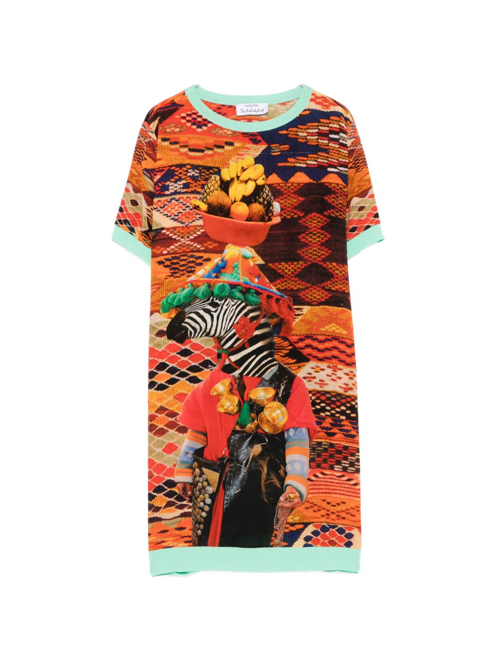 [THE ARTISTYLIST] Short sleeve dress SS26 ZEBRA DRESS MLT