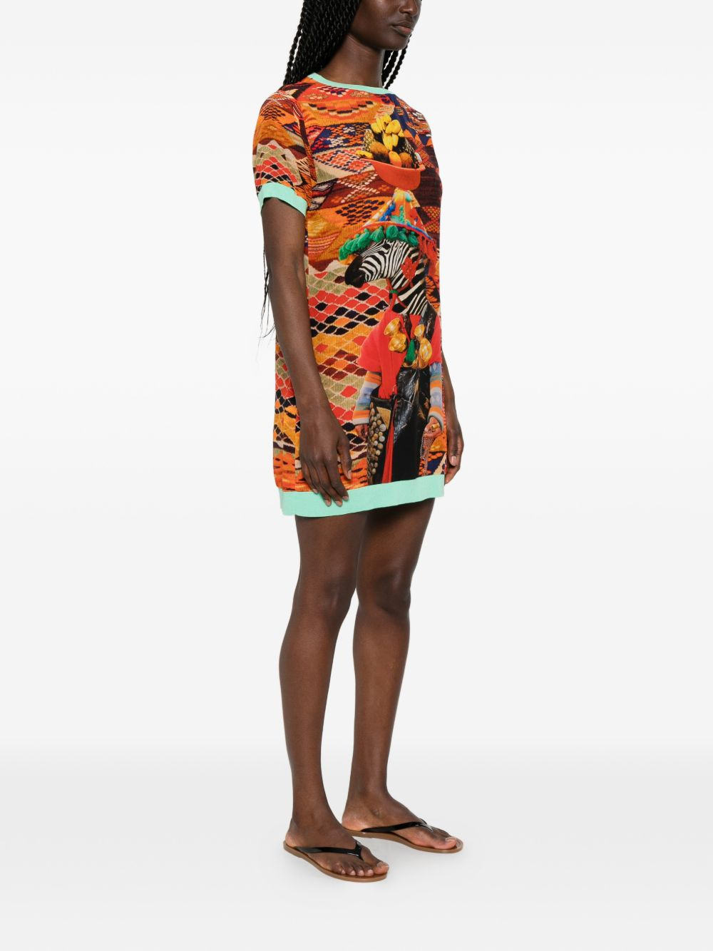 [THE ARTISTYLIST] Short sleeve dress SS26 ZEBRA DRESS MLT