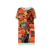 [THE ARTISTYLIST] Short sleeve dress SS26 ZEBRA DRESS MLT