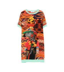 [THE ARTISTYLIST] Short sleeve dress SS26 ZEBRA DRESS MLT