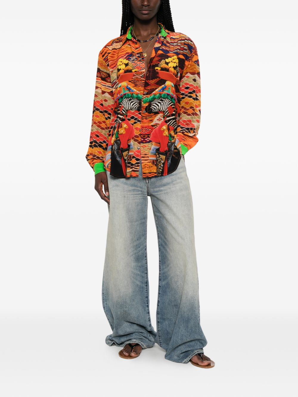 [THE ARTISTYLIST] Shirts Long Sleeve SS26 ZEBRA SHIRT MLT