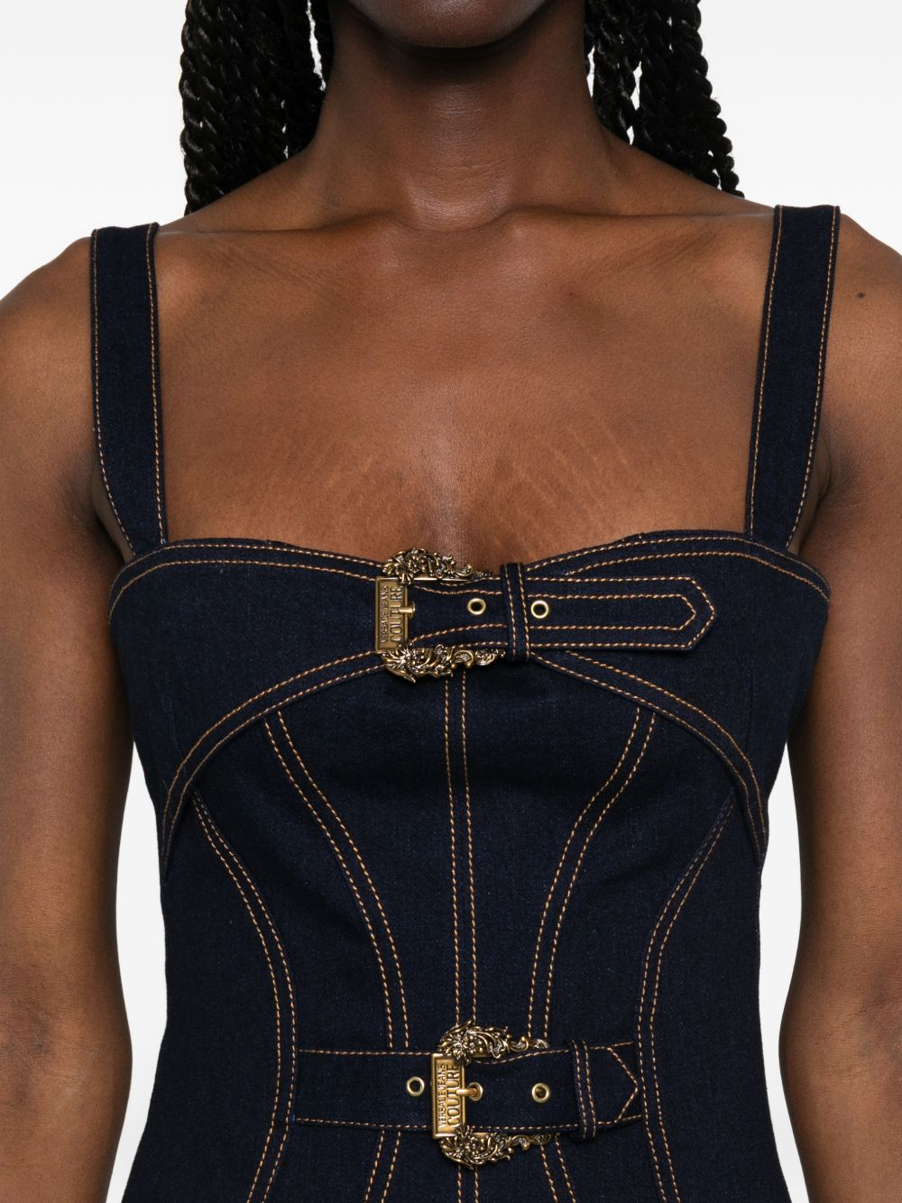 [VERSACE JEANS COUTURE] Sleeveless dress SS26 80HAO951 DT088 907