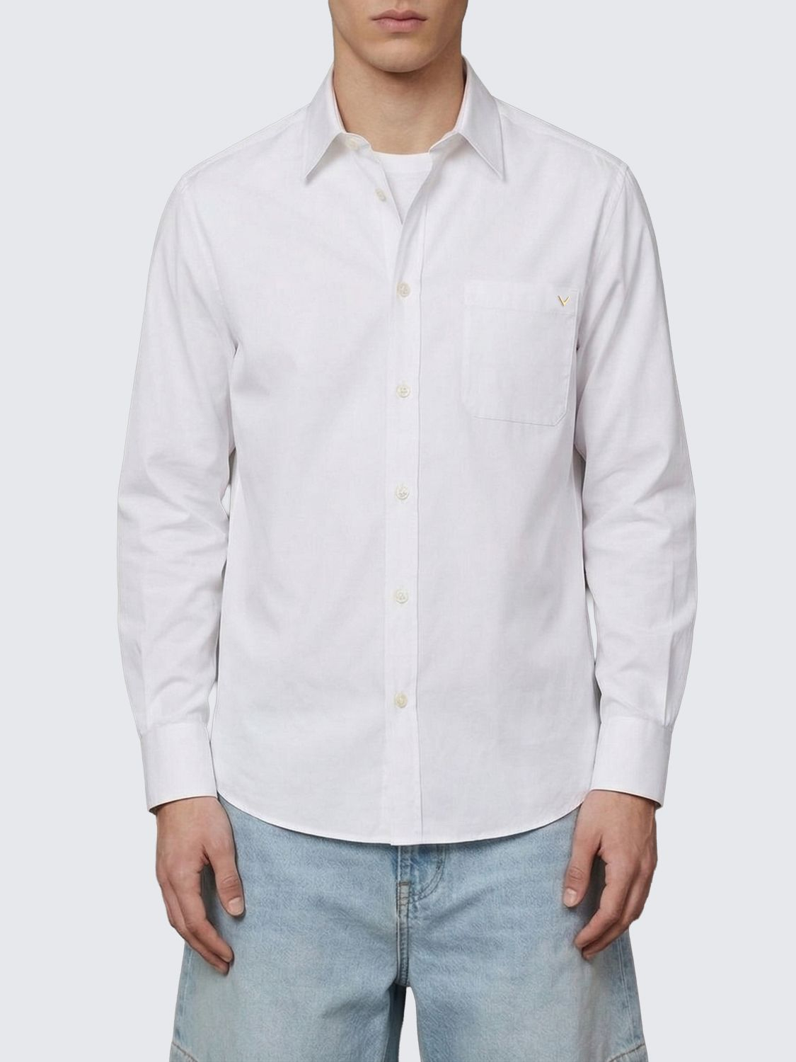 [Valentino] Shirts Long Sleeve SS26 8V0ABB84BH1 0BO