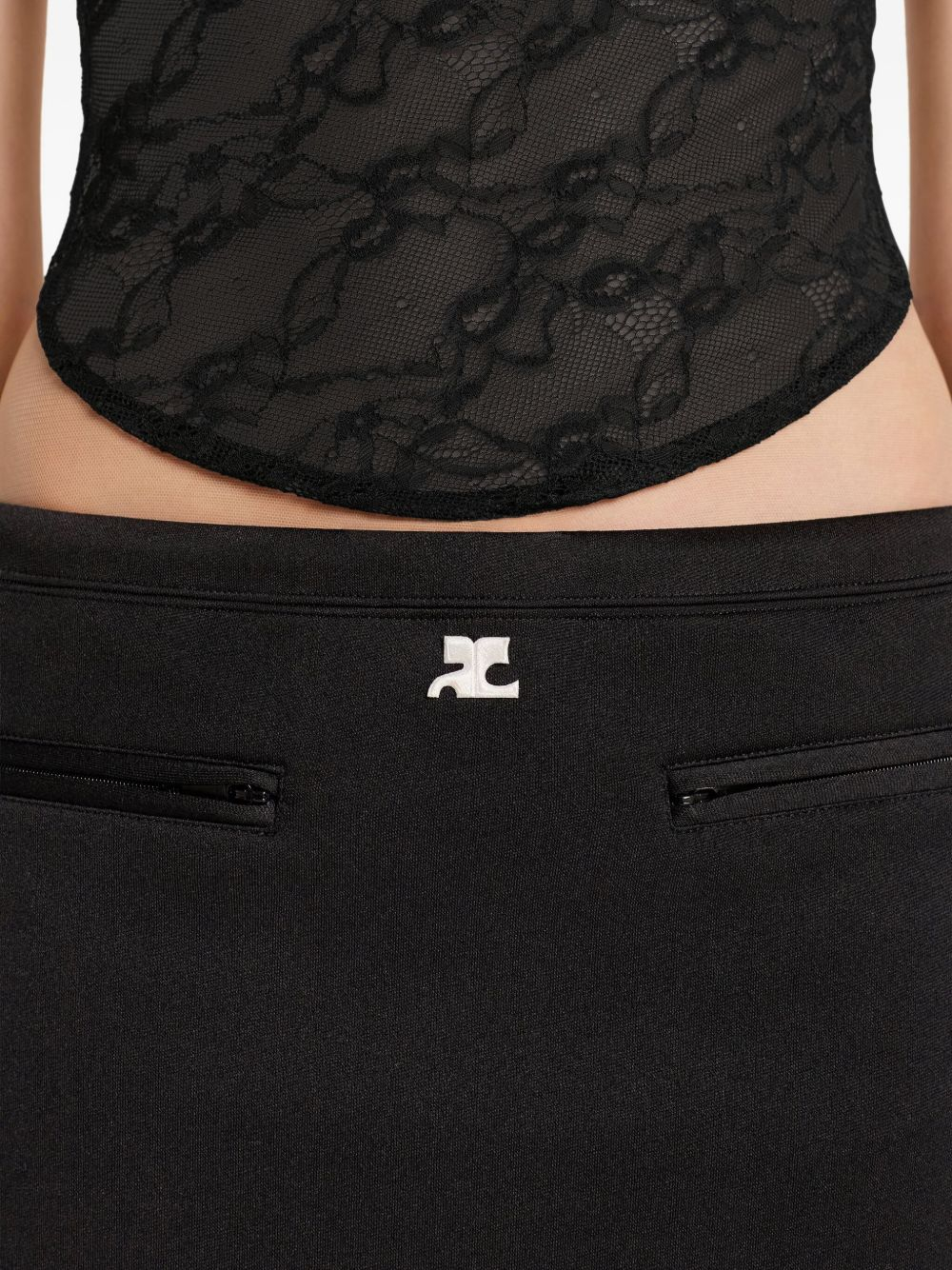 [Courreges] Midi skirt SS26 325JJU296JS0250 9999