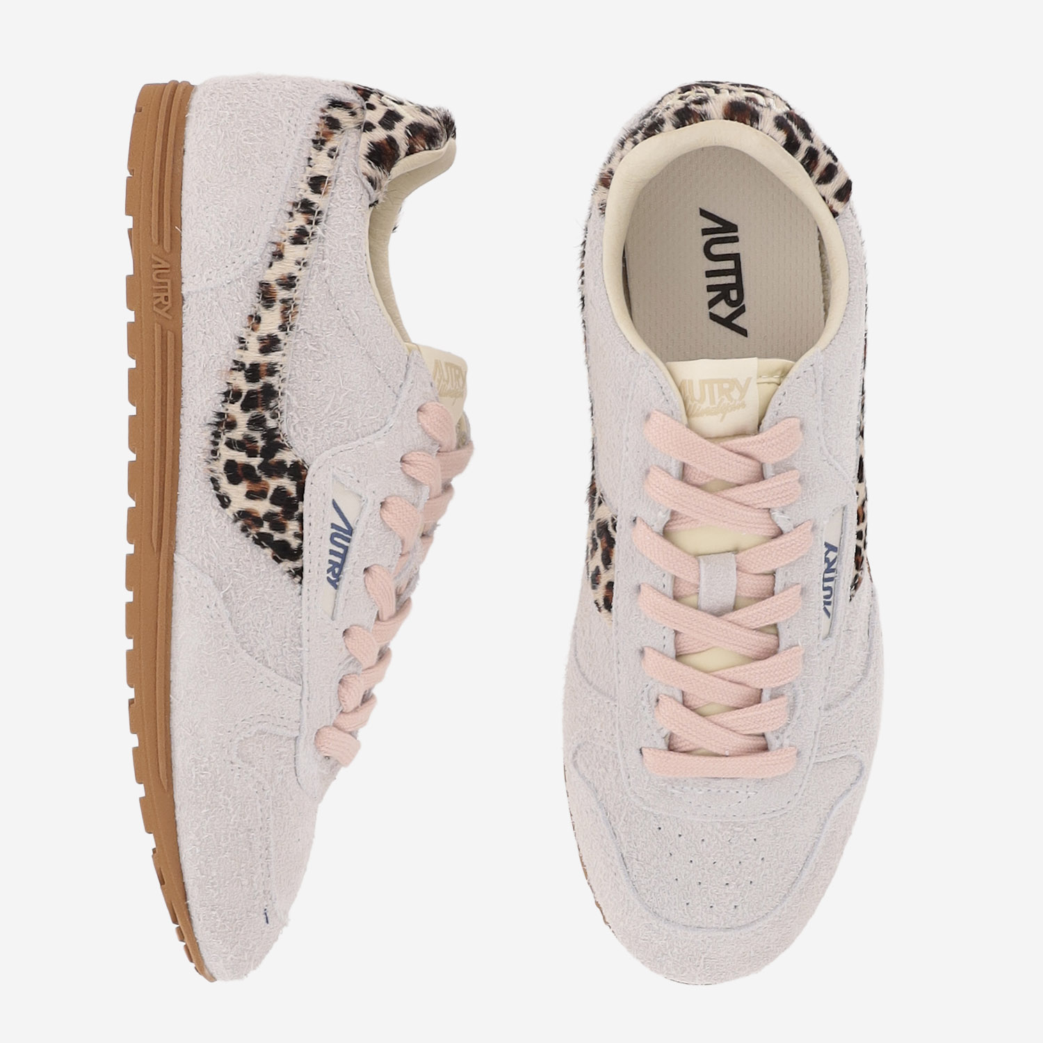 [AUTRY] Sneakers FW26 WSLWYE01SUEDEPONYWHTLEO
