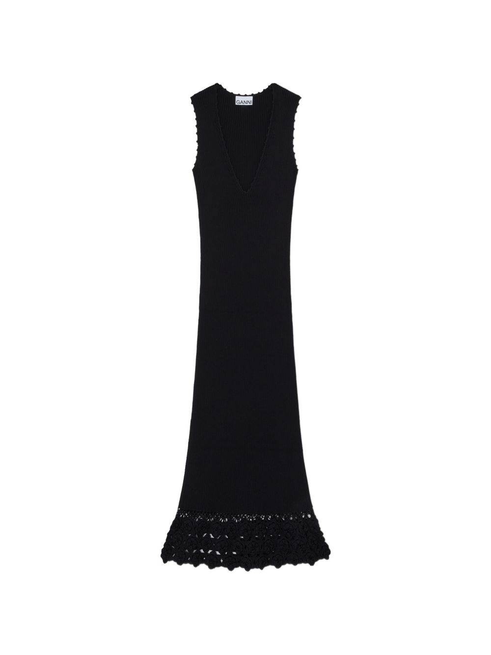 [GANNI] Sleeveless dress SS26 A1030474 099