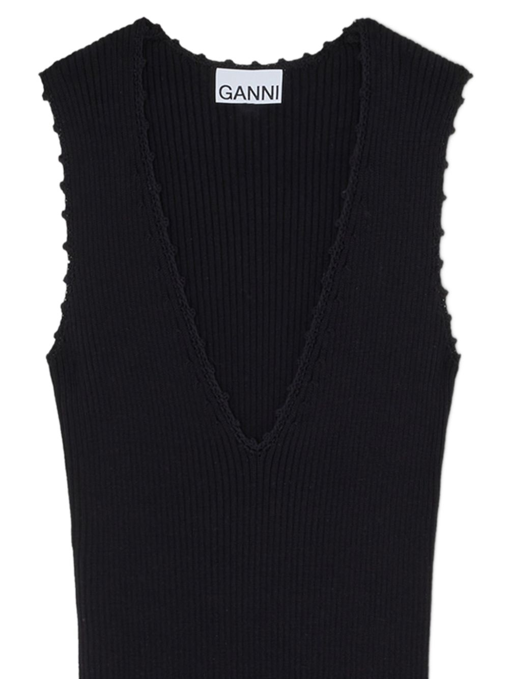 [GANNI] Sleeveless dress SS26 A1030474 099