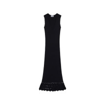 [GANNI] Sleeveless dress SS26 A1030474 099