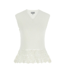 [GANNI] T-shirts Sleeveless SS26 A1070251 135