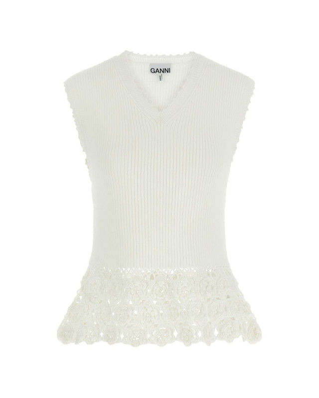 [GANNI] T-shirts Sleeveless SS26 A1070251 135