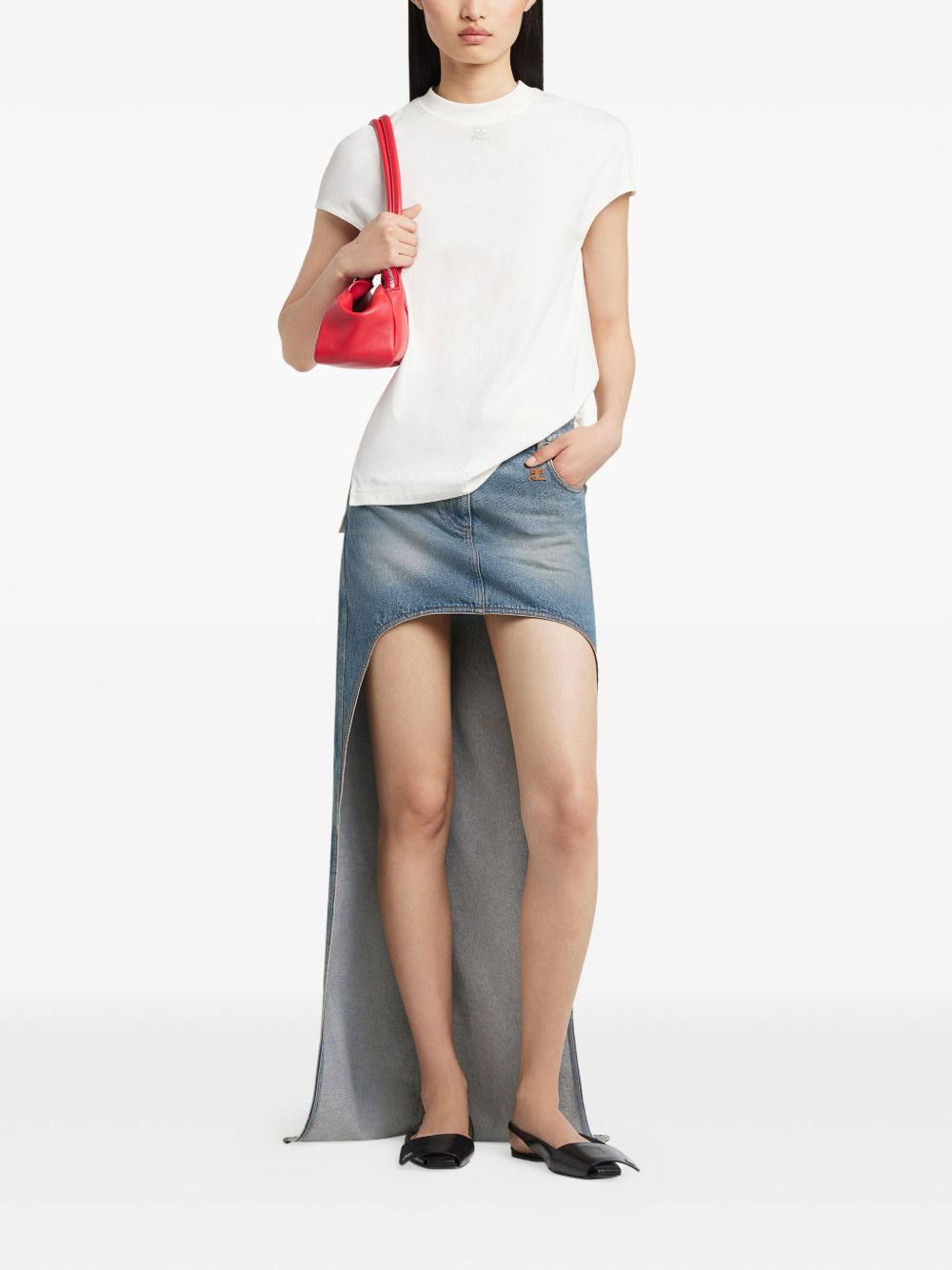 [Courreges] T-shirts Short Sleeve SS26 126JTS238JS0233 0001