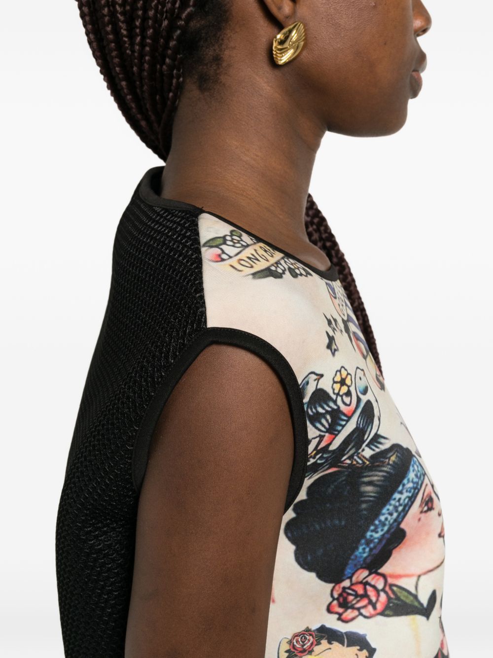 [THE ARTISTYLIST] Sleeveless dress SS26 SINGER LONG DRESS MLT