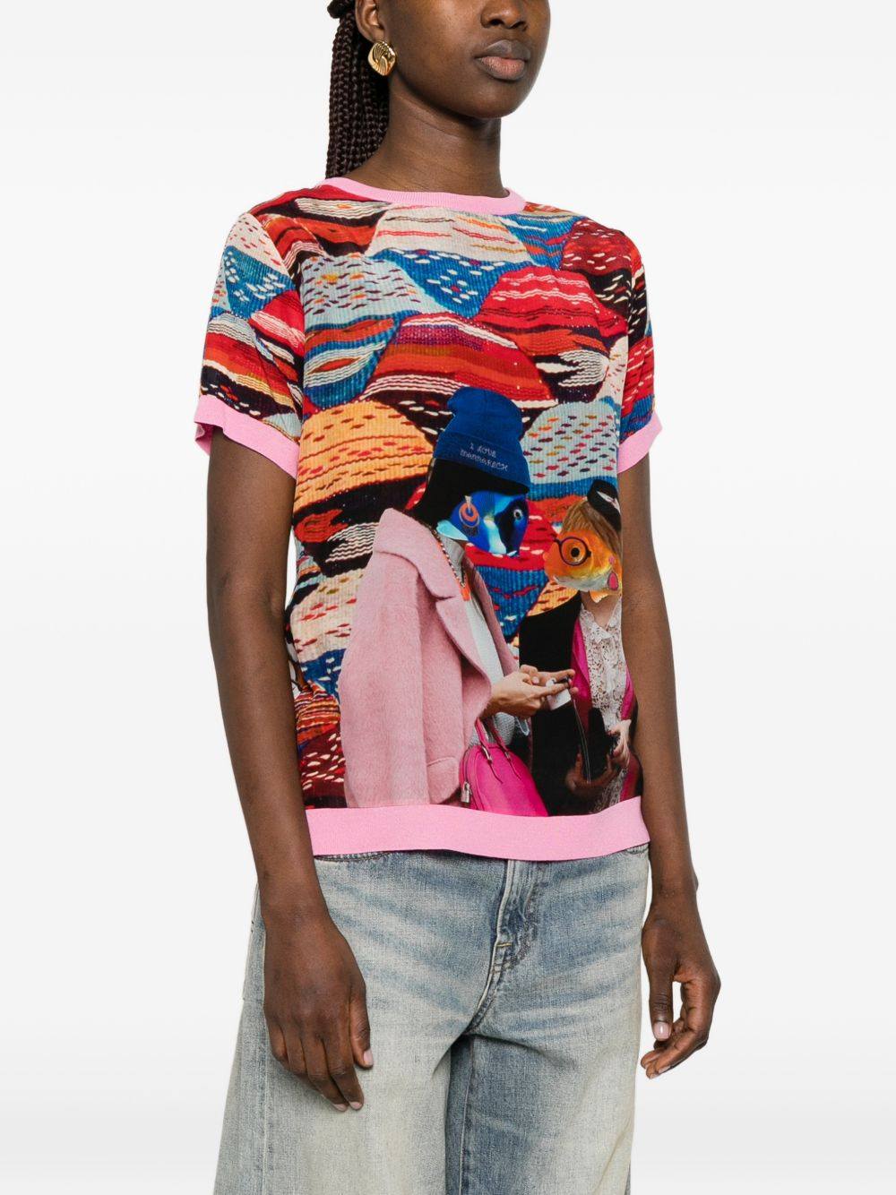 [THE ARTISTYLIST] T-shirts Short Sleeve SS26 FISH TSHIRT MLT