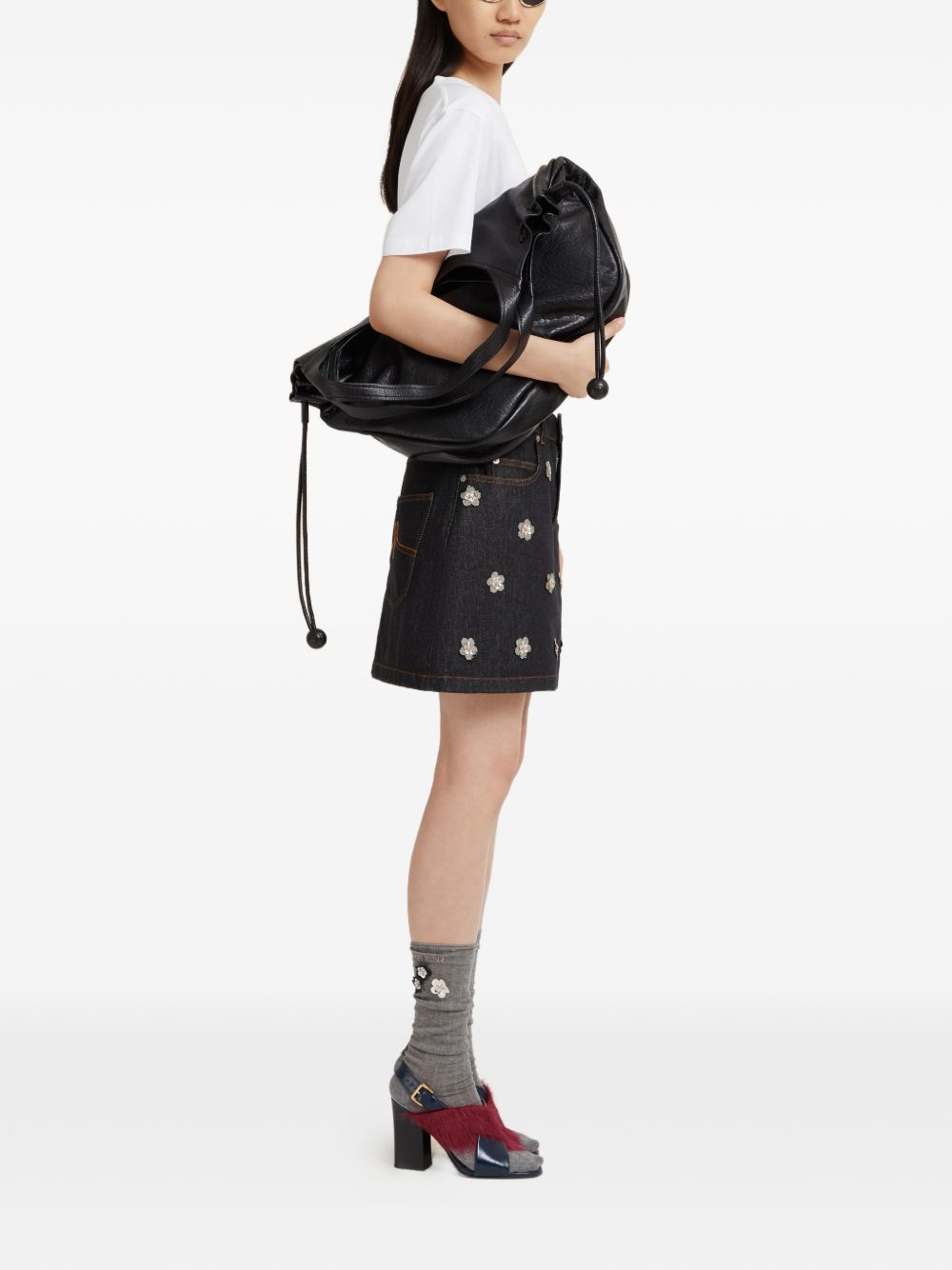 [Marni] Mini skirt SS26 GOJD0457XS USCY69 EMB99