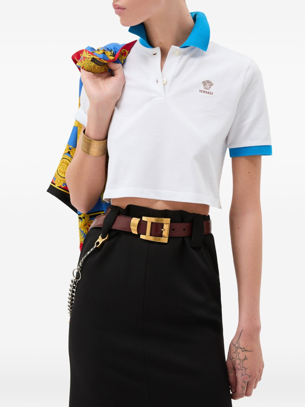 [Versace] T-shirts Short Sleeve SS26 1024235 1A17681 2W9H0