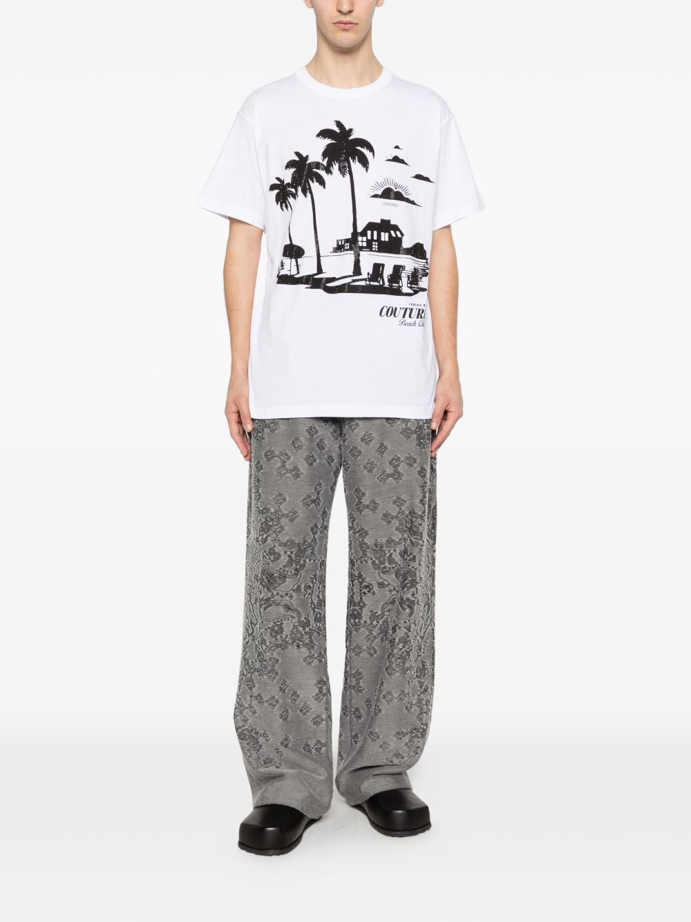 [VERSACE JEANS COUTURE] T-shirts Short Sleeve SS26 80GAHT11 CJ00T 003