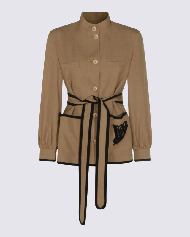 [Valentino] Casual Jacket SS26 8B3CJ3T69EK0BG