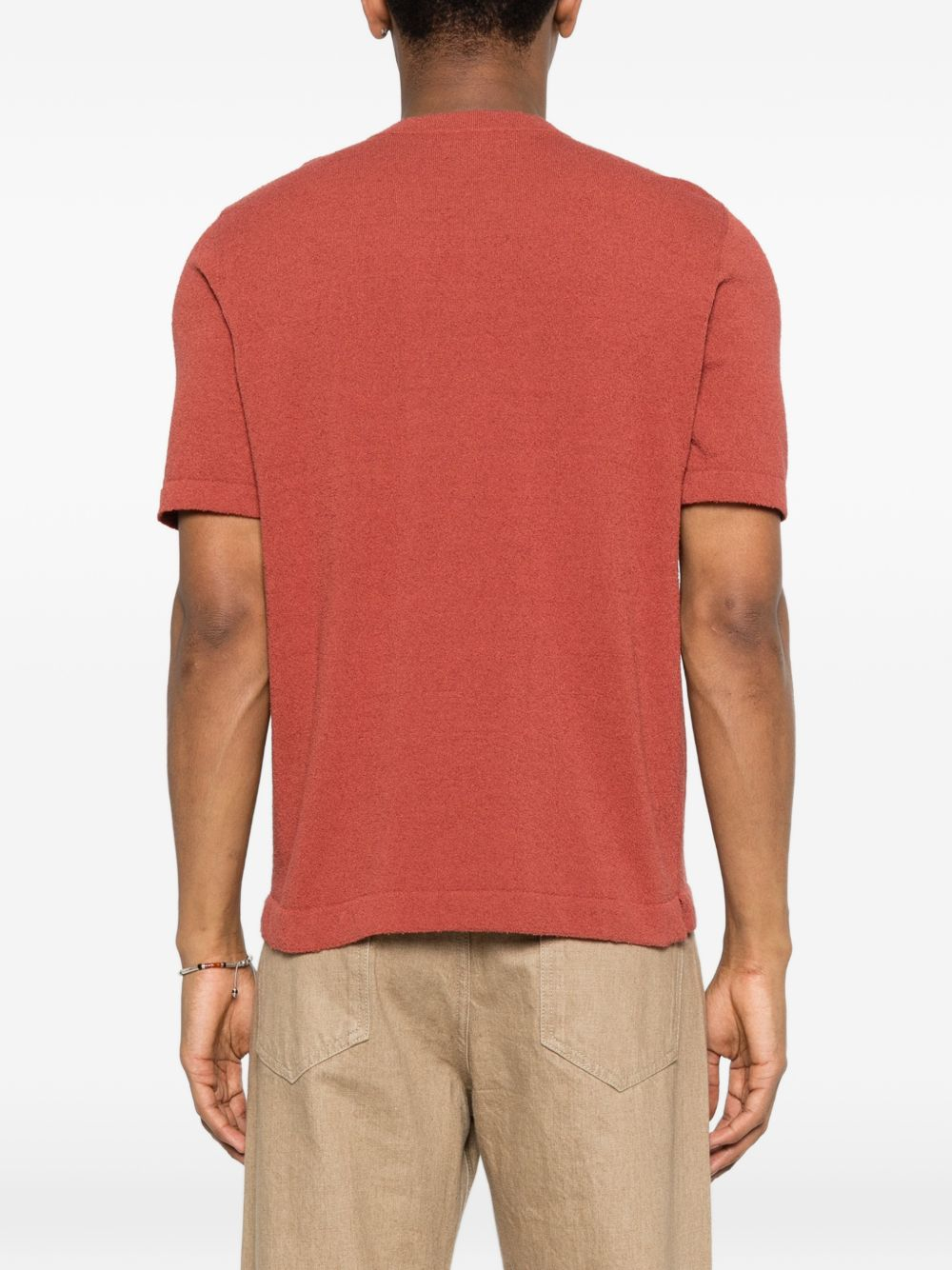 [Scaglione] T-shirts Short Sleeve SS26 UPC099 780BRICK