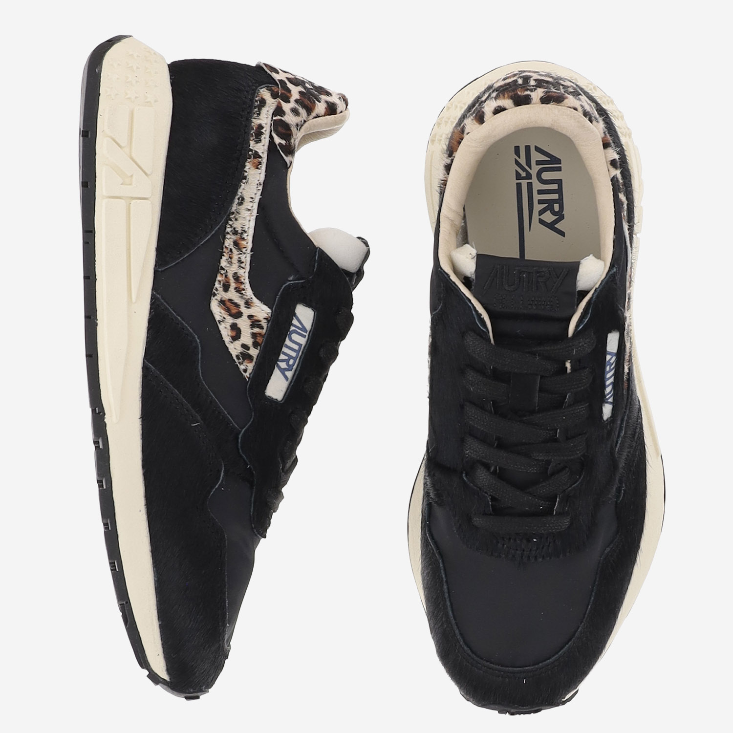 [AUTRY] Sneakers FW26 WWLWOI01PONYNYLOBLKLEO