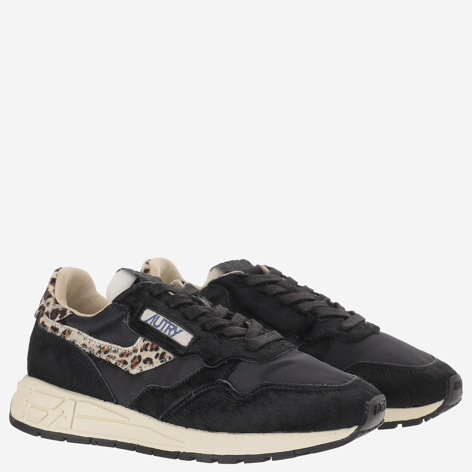[AUTRY] Sneakers FW26 WWLWOI01PONYNYLOBLKLEO