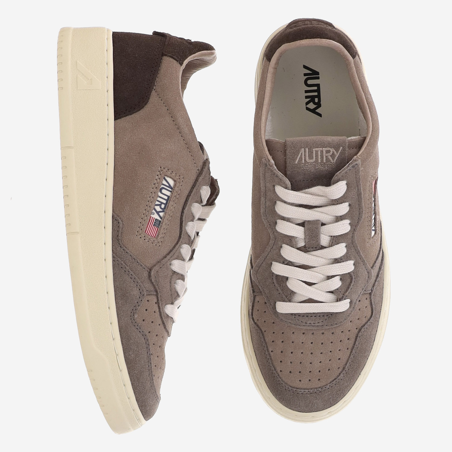 [AUTRY] Sneakers FW26 AULMTS41TRICSUEDETAUPECOTTO